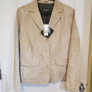 NWT Beige Suede Jacket